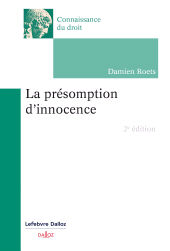 E-book, La présomption d'innocence, Éditions Dalloz