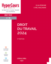 E-book, Droit du travail 2024, Éditions Dalloz