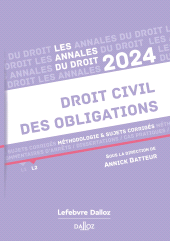 E-book, Annales du Droit 2024 : Droit civil des obligations, Éditions Dalloz