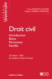 E-book, Droit civil 2024 : Introduction, biens, personnes, famille, Éditions Dalloz