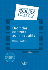 E-book, Droit des contrats administratifs, Éditions Dalloz