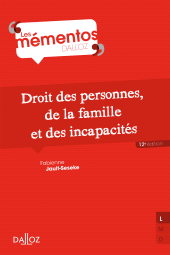 E-book, Droit des personnes, de la famille et des incapacités, Éditions Dalloz