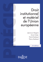 E-book, Droit institutionnel et matériel de l'Union européenne, Éditions Dalloz