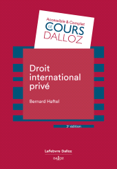 E-book, Droit international privé, Éditions Dalloz
