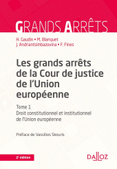 E-book, Les grands arrêts de la Cour de justice de l'Union européenne, Éditions Dalloz