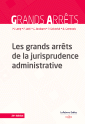 E-book, Les grands arrêts de la jurisprudence administrative, Éditions Dalloz