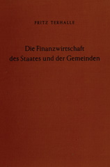 E-book, Die Finanzwirtschaft des Staates und der Gemeinden. : Eine Einführung in die Staatsfinanzwirtschaft., Duncker & Humblot
