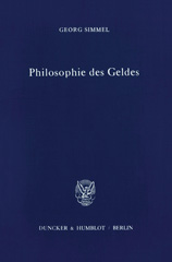 eBook, Philosophie des Geldes., Duncker & Humblot
