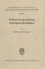 E-book, Probleme der physikalischen und religiösen Wirklichkeit., Duncker & Humblot