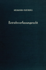 E-book, Betriebsverfassungsrecht. : Ein Lehrbuch., Duncker & Humblot