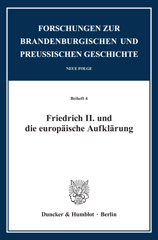 E-book, Friedrich II. und die europäische Aufklärung., Duncker & Humblot