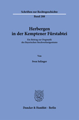 E-book, Herbergen in der Kemptener Fürstabtei. : Ein Beitrag zur Dogmatik des Bayerischen Stockwerkseigentums., Duncker & Humblot