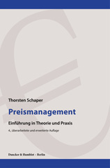 eBook, Preismanagement. : Einführung in Theorie und Praxis., Schaper, Thorsten, Duncker & Humblot