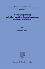 E-book, Meeresspiegelanstieg und völkerrechtliche Herausforderungen für kleine Inselstaaten., Duncker & Humblot