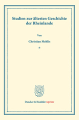 E-book, Studien zur ältesten Geschichte der Rheinlande. : Erste Abtheilung., Mehlis, Christian, Duncker & Humblot