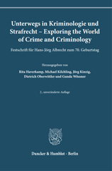E-book, Unterwegs in Kriminologie und Strafrecht - Exploring the World of Crime and Criminology. : Festschrift für Hans-Jörg Albrecht zum 70. Geburtstag., Duncker & Humblot