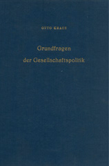 E-book, Grundfragen der Gesellschaftspolitik., Kraus, Otto, Duncker & Humblot