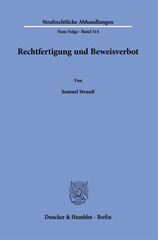 eBook, Rechtfertigung und Beweisverbot., Strauß, Samuel, Duncker & Humblot