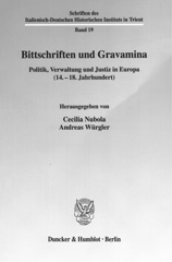 E-book, Bittschriften und Gravamina. : Politik, Verwaltung und Justiz in Europa (14.-18. Jahrhundert)., Duncker & Humblot