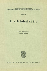 E-book, Die Globalaktie., Duncker & Humblot