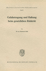 E-book, Gefahrtragung und Haftung beim gesetzlichen Rücktritt., Duncker & Humblot