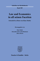 E-book, Law and Economics in all seinen Facetten. : Festschrift zu Ehren von Klaus Mathis., Duncker & Humblot