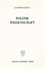 E-book, Politik - Wissenschaft., Duncker & Humblot