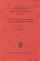 E-book, Statuten- und Verfassungsgeschichte der Universität Ingolstadt (1472-1586)., Seifert, Arno, Duncker & Humblot