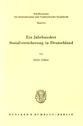 eBook, Ein Jahrhundert Sozialversicherung in Deutschland, Duncker & Humblot