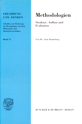 E-book, Methodologien : Struktur, Aufbau und Evaluation, Duncker & Humblot