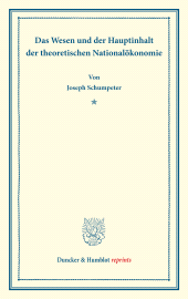 E-book, Das Wesen und der Hauptinhalt der theoretischen Nationalökonomie, Duncker & Humblot