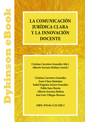 E-book, La comunicación jurídica clara y la innovación docente, Serrano Molina, Alberto, Dykinson
