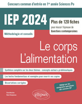 eBook, Concours commun IEP 2024 : 1ere année Le corps / L'alimentation, Édition Marketing Ellipses