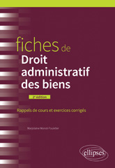 E-book, Fiches de droit administratif des biens, Édition Marketing Ellipses