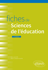 eBook, Fiches de sciences de l'éducation, Édition Marketing Ellipses