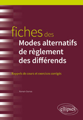 E-book, Fiches des Modes alternatifs de règlement des différends : M.A.R.D., Édition Marketing Ellipses