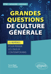 E-book, Grandes questions de culture générale : 23 repères pour penser les enjeux contemporains, Édition Marketing Ellipses