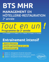 E-book, BTS MHR Management en Hôtellerie-Restauration : 2e année, Édition Marketing Ellipses