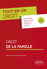 E-book, Droit de la famille : Édition 2022, Cheynet de Beaupré, Aline, Édition Marketing Ellipses