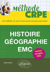 E-book, Histoire, Géographie et EMC : CRPE, Édition Marketing Ellipses