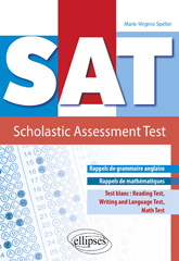 E-book, SAT : Scholastic Assessment Test, Speller, Marie-Virginie, Édition Marketing Ellipses