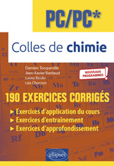 E-book, Colles de chimie : PC/PC* : Programme 2022 : 190 exercices corrigés, Tocqueville, Damien, Édition Marketing Ellipses