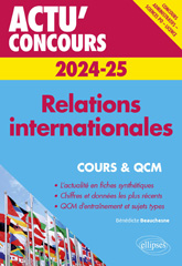 eBook, Relations internationales 2024-2025 : Cours et QCM, Édition Marketing Ellipses