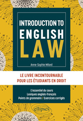 eBook, Introduction to English Law : Le livre incontournable pour les étudiants en Droit, Édition Marketing Ellipses