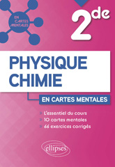 E-book, Physique-Chimie : Seconde : 10 cartes mentales et 66 exercices corrigés, Édition Marketing Ellipses
