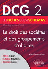 E-book, DCG 2 : Le droit des sociétés et des groupements d'affaires en fiches et en schémas, Édition Marketing Ellipses