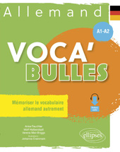 eBook, Allemand Voca'Bulles : Mémoriser le vocabulaire allemand autrement A1-A2, Édition Marketing Ellipses