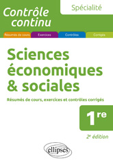 eBook, Spécialité Sciences économiques et sociales : Première, Édition Marketing Ellipses