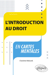 E-book, L'introduction au droit en cartes mentales, Édition Marketing Ellipses