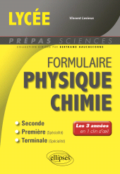E-book, Formulaire Lycée : Physique-chimie : Les 3 années en 1 clin d'oeil, Édition Marketing Ellipses
